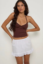 Load image into Gallery viewer, White Lace Corazon Skirt

