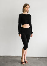 Load image into Gallery viewer, Black Maxine Capri
