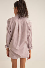 Load image into Gallery viewer, Chocolate Zephyr Stripe Shirt
