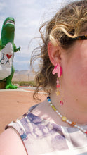 Load image into Gallery viewer, Pink Pony Earrings
