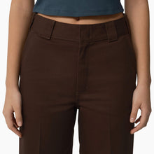 Load image into Gallery viewer, Rinsed Chocolate Crop Ankle Pant

