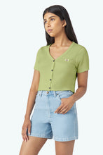 Load image into Gallery viewer, Pale Green Emporia Top
