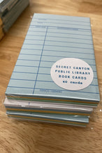 Load image into Gallery viewer, Secret Canyon Library Book Cards set of 40
