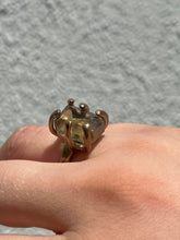 Load image into Gallery viewer, CSJ Smokey Quartz Claw Set in Bronze | Size 7

