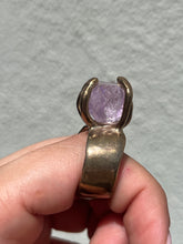 Load image into Gallery viewer, CSJ Claw Set Kunzite in Bronze Ring | Size 10
