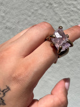 Load image into Gallery viewer, CSJ Claw Set Kunzite in Bronze Ring | Size 10

