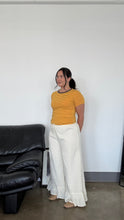 Load image into Gallery viewer, Yellow Striped Basic Tee

