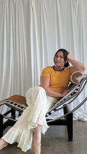 Load image into Gallery viewer, Yellow Striped Basic Tee
