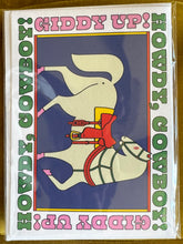 Load image into Gallery viewer, Goody Greeting Card - Howdy Cowboy
