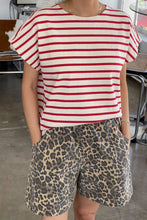 Load image into Gallery viewer, Red Stripe Manon Tee
