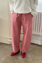 Load image into Gallery viewer, Red Gingham Arc Pant
