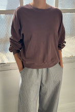 Load image into Gallery viewer, Espresso Cali Jersey Sweatshirt
