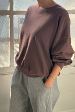 Load image into Gallery viewer, Espresso Cali Jersey Sweatshirt
