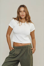 Load image into Gallery viewer, Washed White Isola Tee
