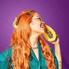 Load image into Gallery viewer, Large Papaya Hair Claw Clip
