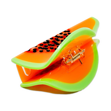 Load image into Gallery viewer, Large Papaya Hair Claw Clip
