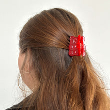 Load image into Gallery viewer, Mini Red Gummy Bear Hair Claw Clip
