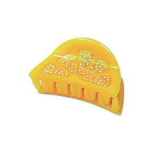 Load image into Gallery viewer, Mini Lemon Slice Hair Claw Clip
