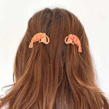 Load image into Gallery viewer, Shrimp Alligator Hair Clip Set
