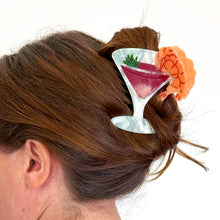 Load image into Gallery viewer, Large Shrimp Cocktail Hair Claw Clip
