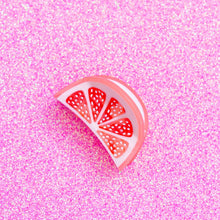 Load image into Gallery viewer, Mini Grapefruit Slice Hair Claw Clip
