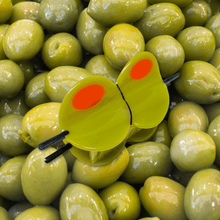 Load image into Gallery viewer, Large Olive Hair Claw Clip

