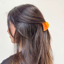 Load image into Gallery viewer, Mini Orange Slice Hair Claw Clip
