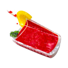 Load image into Gallery viewer, Midi Bloody Mary Hair Claw Clip
