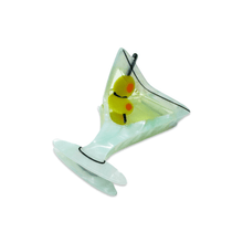 Load image into Gallery viewer, Midi Martini Hair Claw Clip
