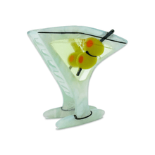 Load image into Gallery viewer, Midi Martini Hair Claw Clip
