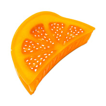 Load image into Gallery viewer, Large Orange Slice Hair Claw Clip
