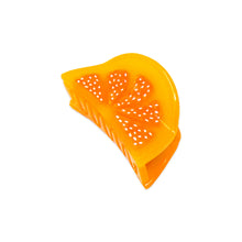 Load image into Gallery viewer, Mini Orange Slice Hair Claw Clip
