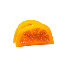 Load image into Gallery viewer, Mini Orange Slice Hair Claw Clip

