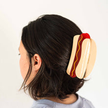 Load image into Gallery viewer, XL Hot Dog Hair Claw Clip
