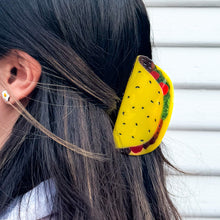 Load image into Gallery viewer, Large Taco Hair Claw Clip
