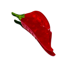 Load image into Gallery viewer, Midi Chili Pepper Hair Claw Clip
