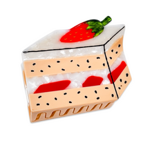 Load image into Gallery viewer, Large Tres Leches Cake Hair Claw
