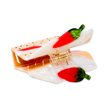 Load image into Gallery viewer, Large Tres Leches Cake Hair Claw
