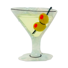 Load image into Gallery viewer, Large Martini Hair Claw Clip
