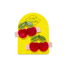 Load image into Gallery viewer, Cherries Alligator Hair Clip Set

