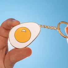 Load image into Gallery viewer, Egg Enamel Keychain
