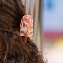Load image into Gallery viewer, Large Strawberry Cream Paleta Hair Claw
