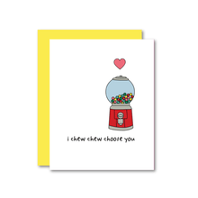 Load image into Gallery viewer, I Choose You Risograph Card
