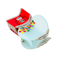 Load image into Gallery viewer, Large Gumball Machine Hair Claw Clip
