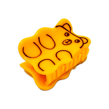 Load image into Gallery viewer, Mini Yellow Gummy Bear Hair Claw Clip
