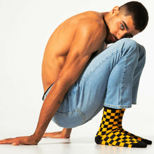 Load image into Gallery viewer, check-BlackYellow-10_square
