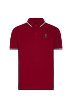 Load image into Gallery viewer, EGMS2022-Tip Pique Polo-Red_Front A
