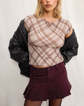 Load image into Gallery viewer, Sketchy Stripe Nude Nova Top
