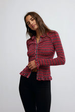 Load image into Gallery viewer, Red Caught A Feeling Cardigan
