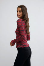 Load image into Gallery viewer, Red Caught A Feeling Cardigan
